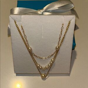 InspireHappyJewelry trio necklace 14K gold filled